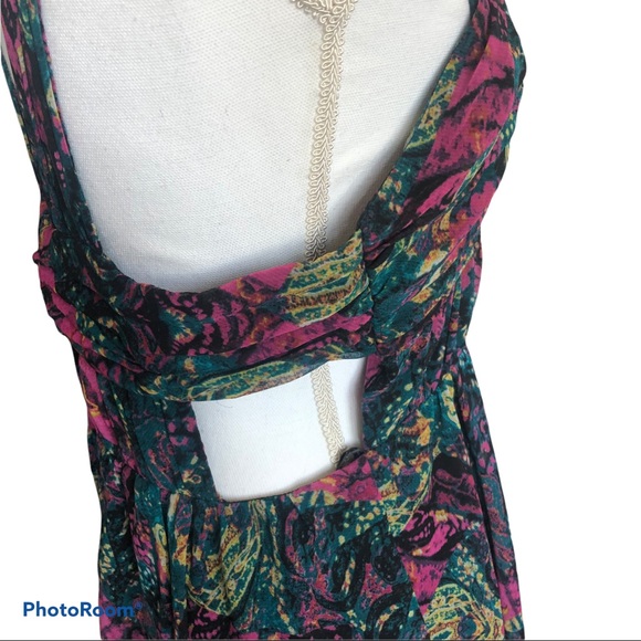 BCBG BCBGeneration Mini Multi Floral Babydoll Dress NWT - Picture 9 of 15